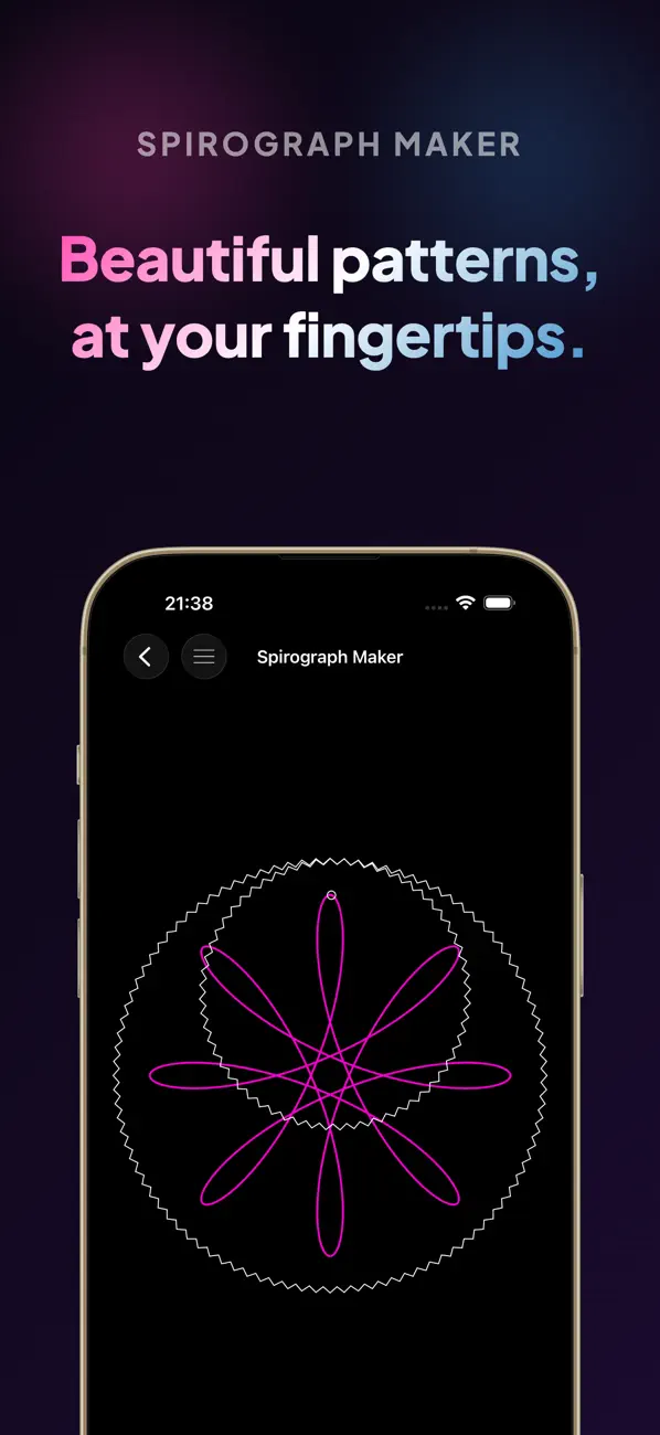 Screenshot #1 pour Spirograph Maker