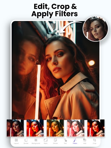 Photo Editor: Pic Collage iPad screenshot