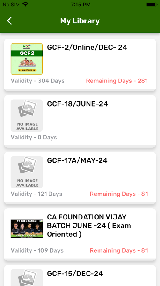 #2. MCC Live App (iOS) Podle: Mittal Commerce Classes