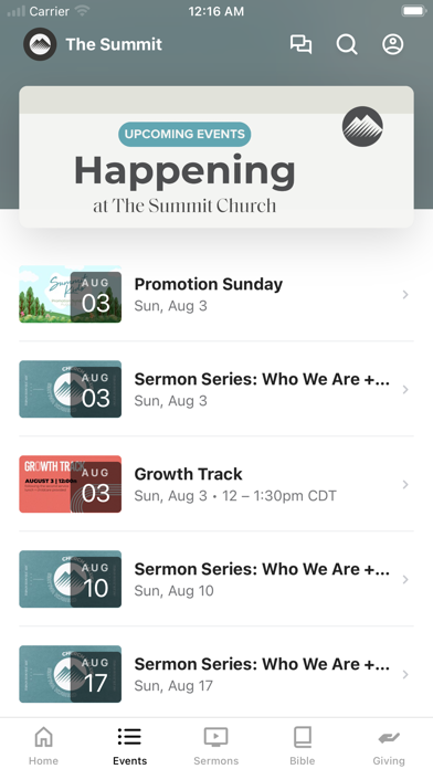 The Summit Church Bentonville Screenshot
