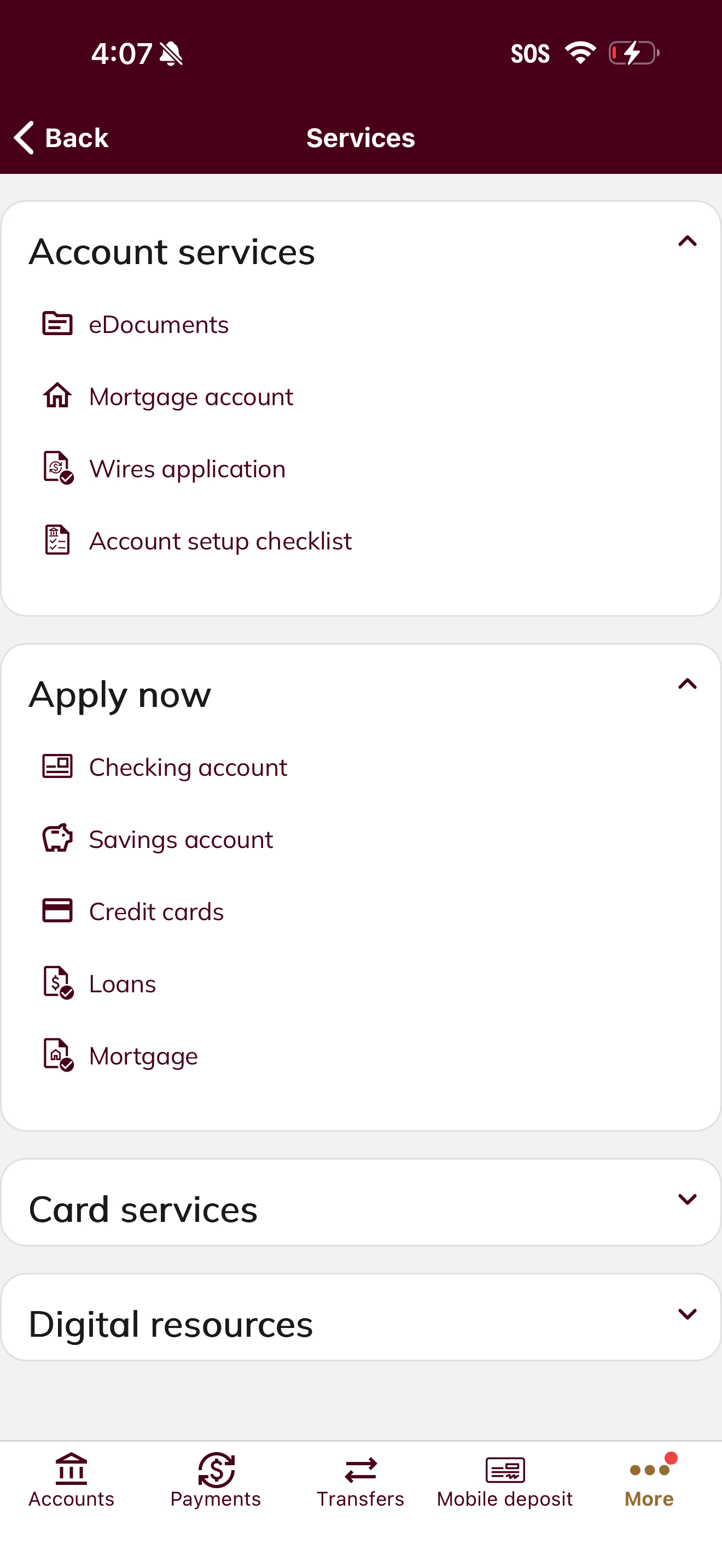 TCBNW Mobile Banking screenshot 4