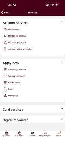 TCBNW Mobile Banking Screenshot 4 of 5