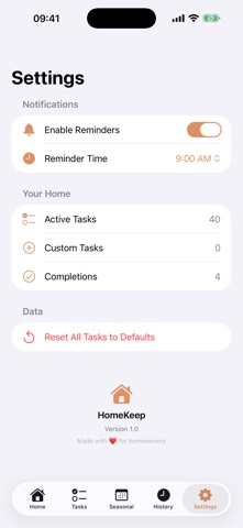 HomeKeep: Maintenance Tracker screenshot