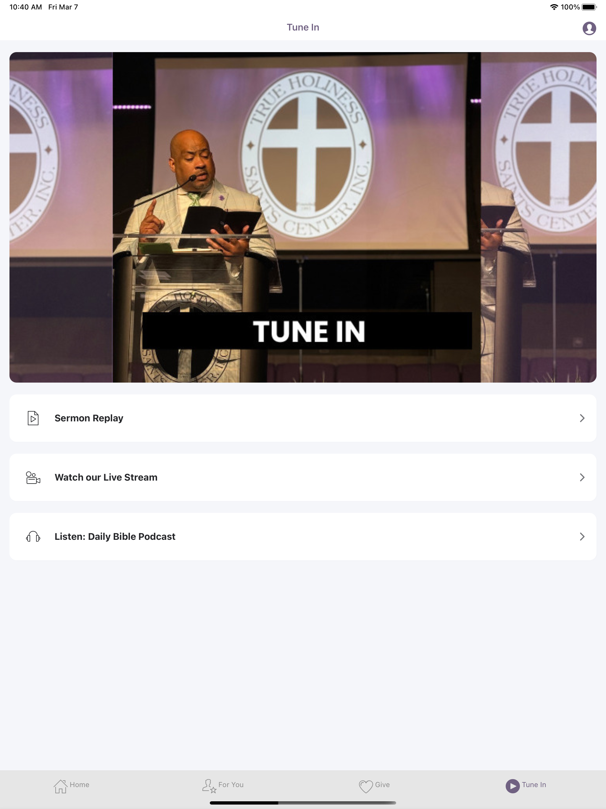 True Holiness Virtual Campus screenshot 6