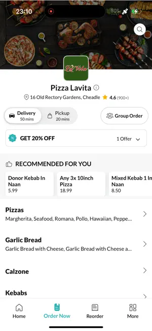 Pizza Lavita. screenshot 2
