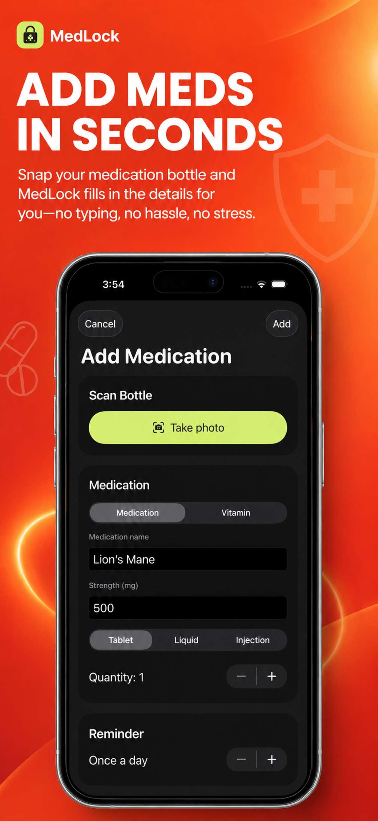 MedLock: Never Miss Dose Again screenshot 3
