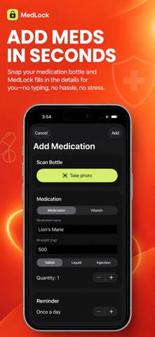 MedLock: Never Miss Dose Again Screenshot 3 of 4