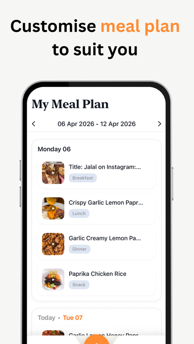 SnapMeal: Recipe & Calories screenshot