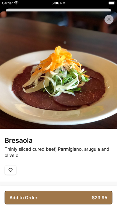 Michelangelo Ristorante To Go iPhone screenshot 4 - Food & Drink app