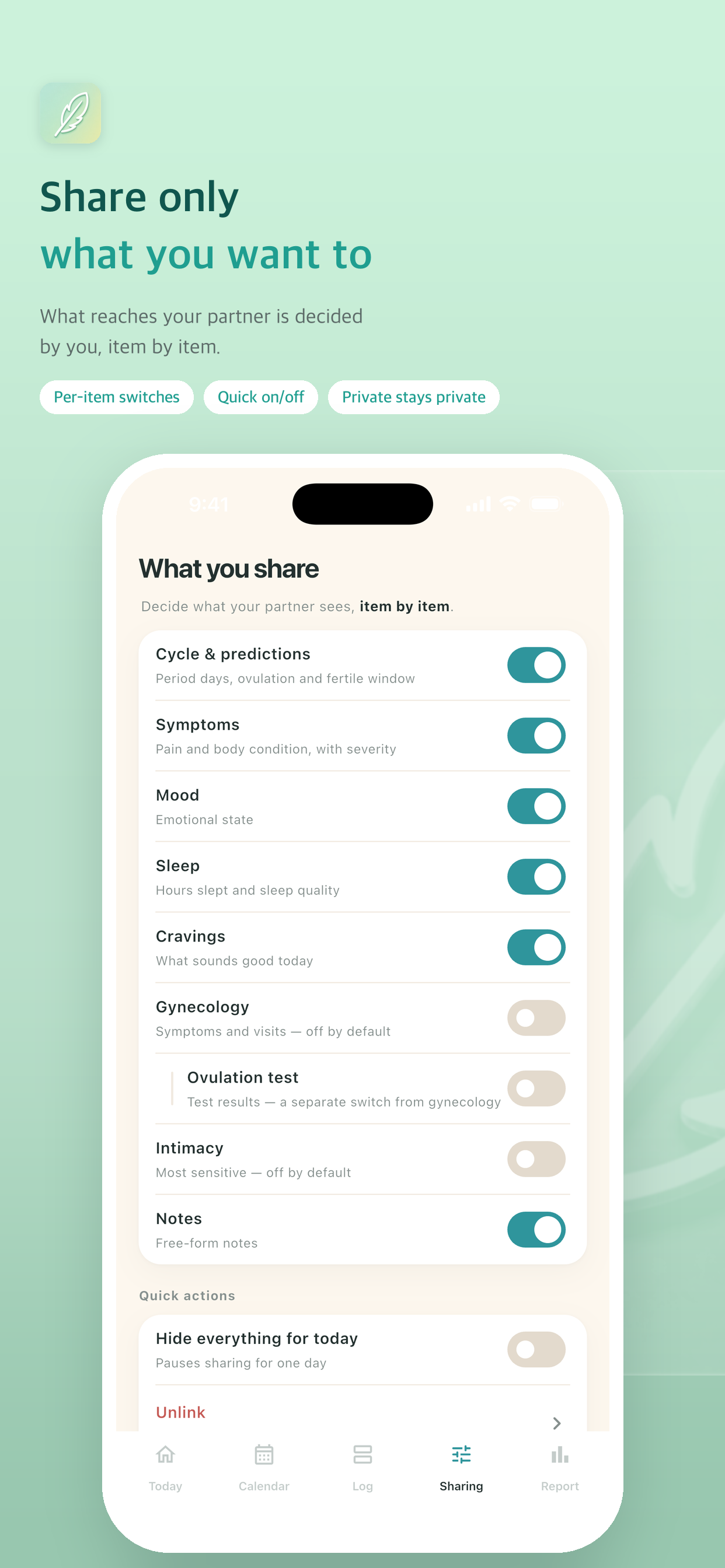 Today's You: Cycle Tracker screenshot 6