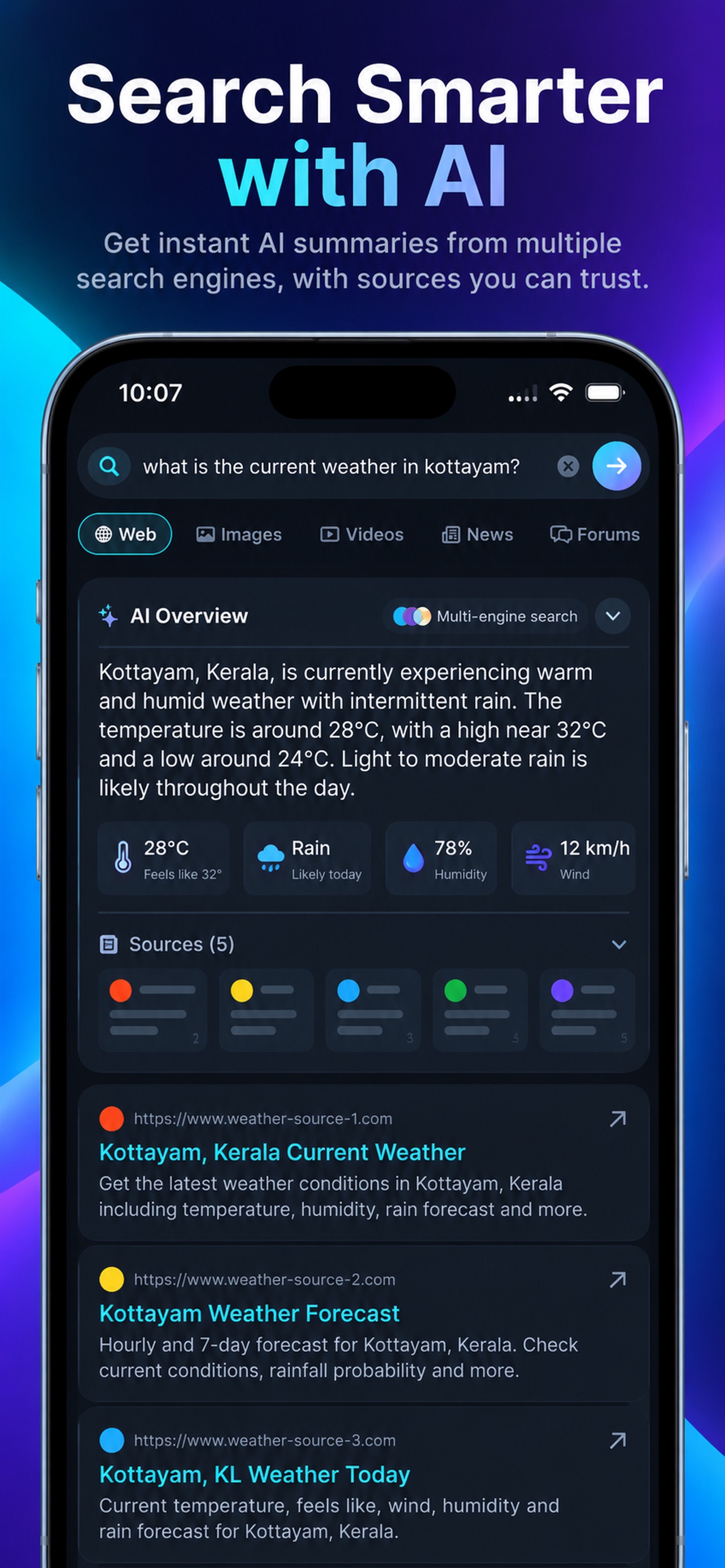 Screenshot 2 of Offline AI Browser