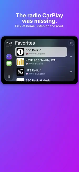 Ridio: FM Radio for the Car screenshot 1