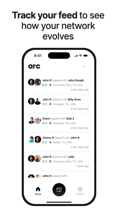 Arc Social Inc. iPhone screenshot 5 - Social Networking app