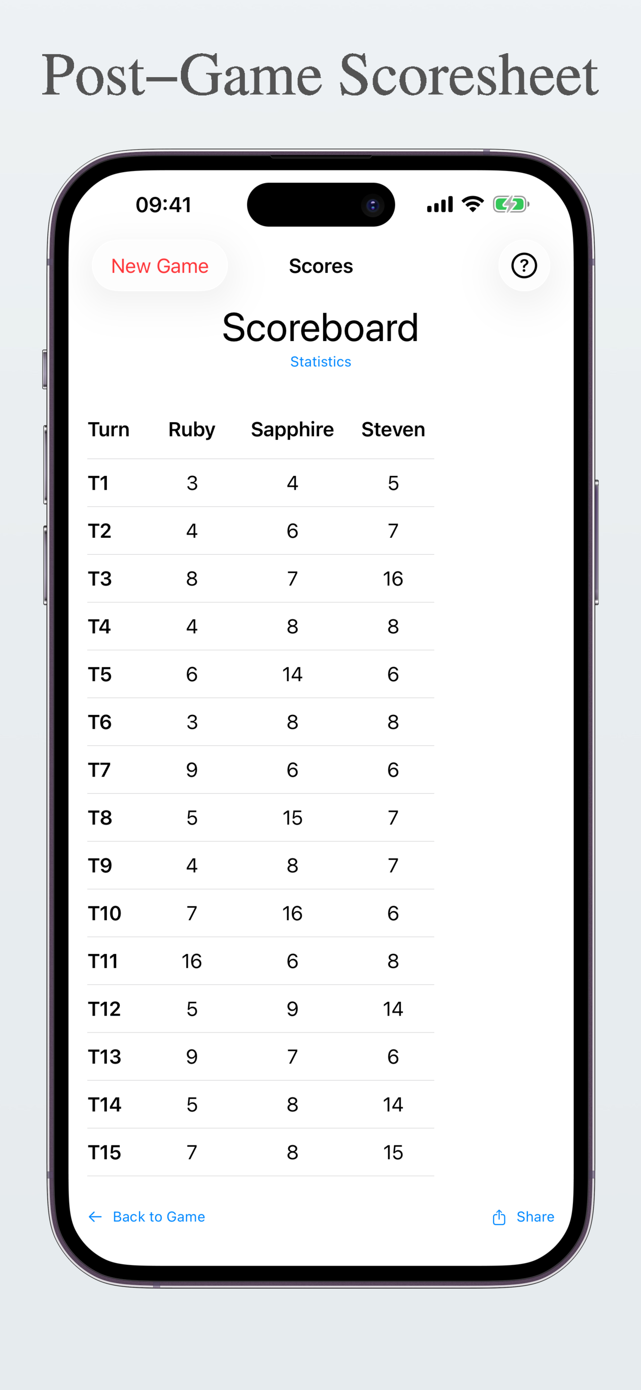 QwiScore screenshot 3