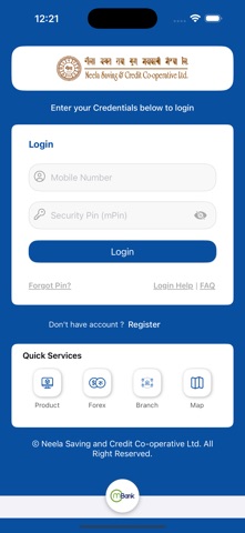 Neela mBank screenshot
