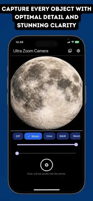 Ultra Zoom 1000x Moon Camera screenshot 1
