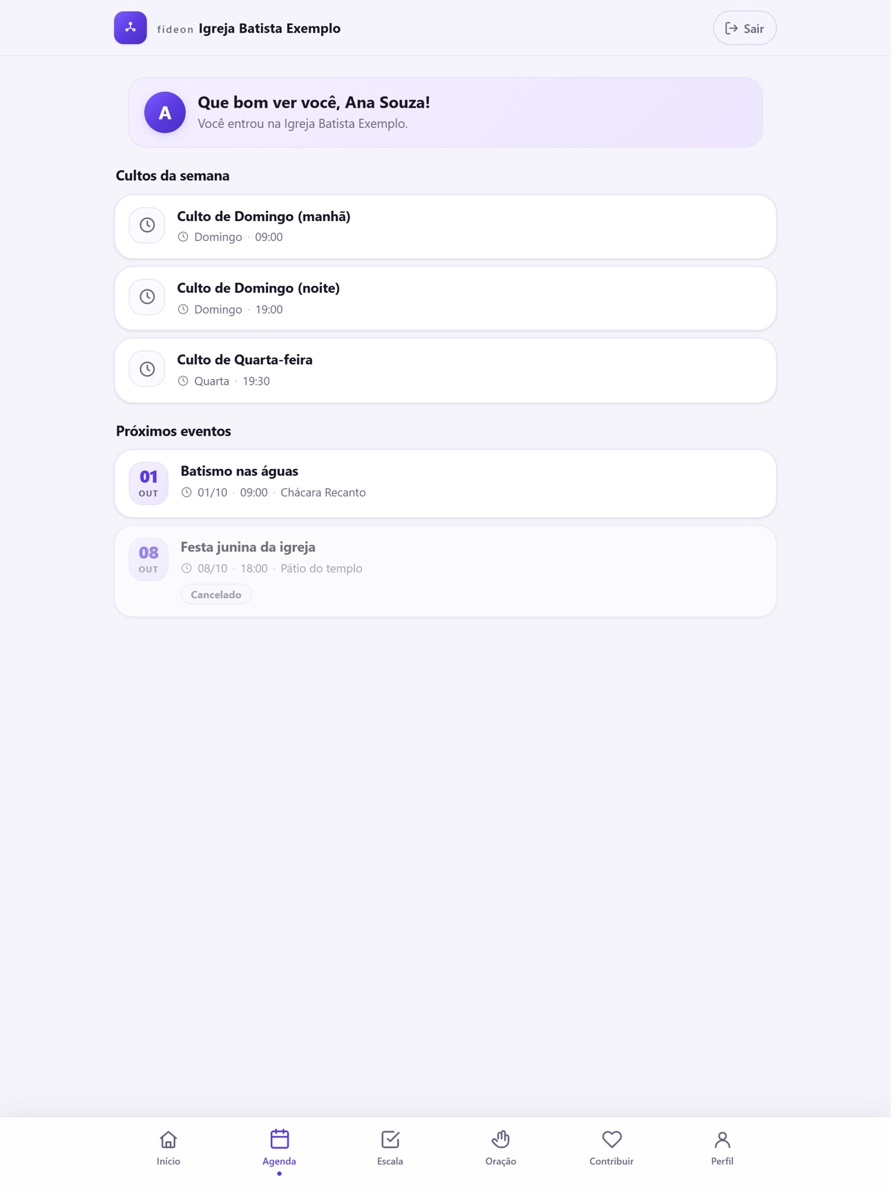 Screenshot 8 of fideon — app do membro