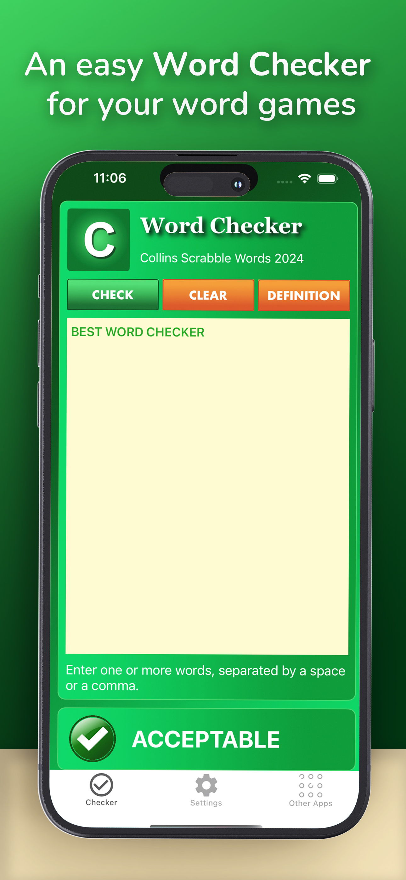 WordWise Validator: word judge