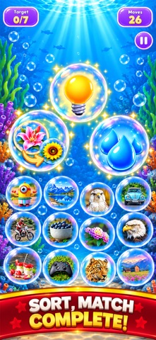 Bubble Puzzle: Pop & Jigsaw Screenshot 2 of 5