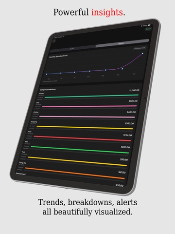 Knox: Expense Tracker iPad screenshot
