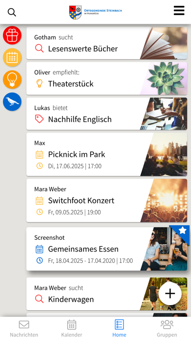 Steinbach Hunsrück app screenshot