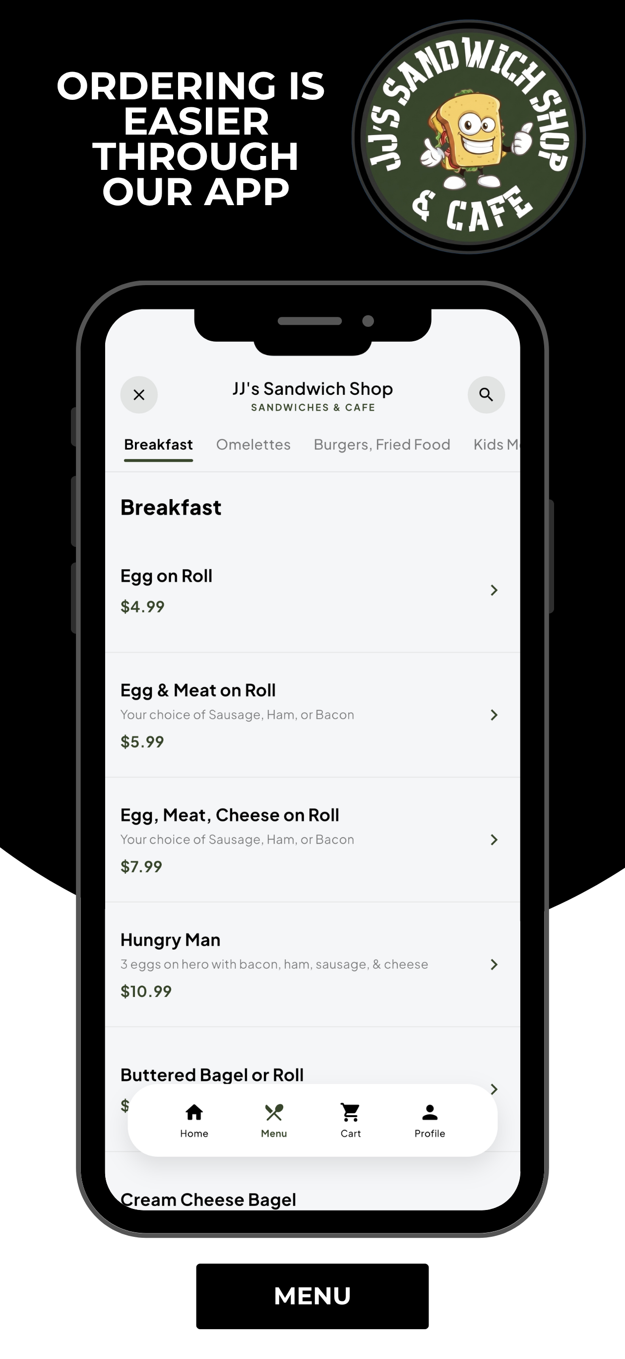 JJ's Sandwich Shop & Cafe screenshot 4
