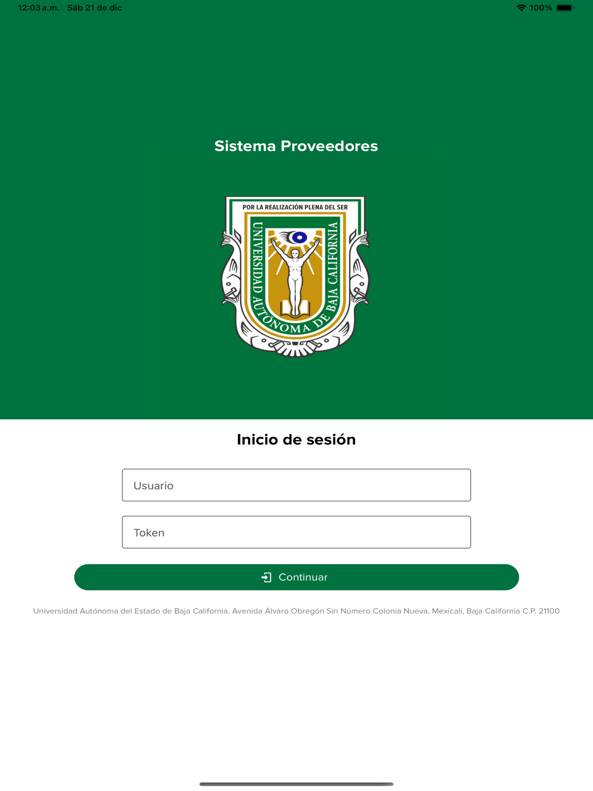 Proveedores UABC screenshot 9
