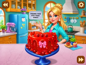 Cake Maker DIY Bake Cake Games iPad screenshot