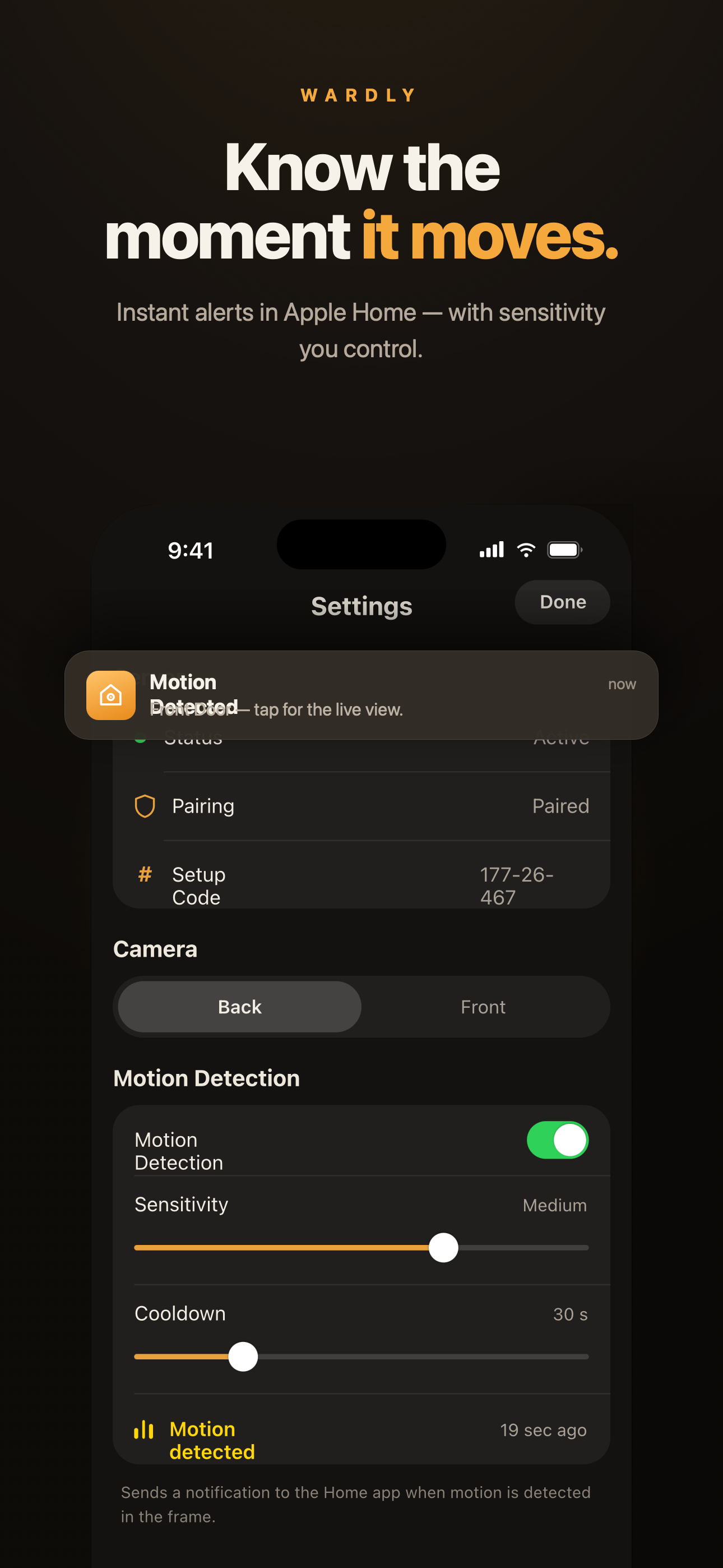 Wardly - Home Security Camera screenshot 4