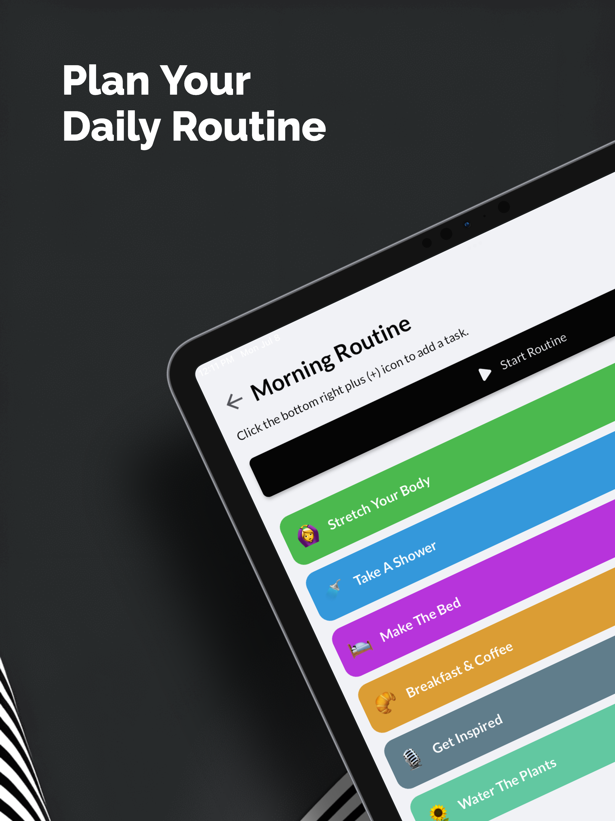 Daily Routines & Planner App