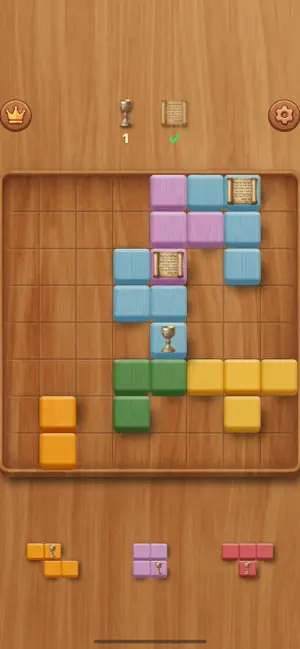 Bible Color Wood: Block Puzzle screenshot 1