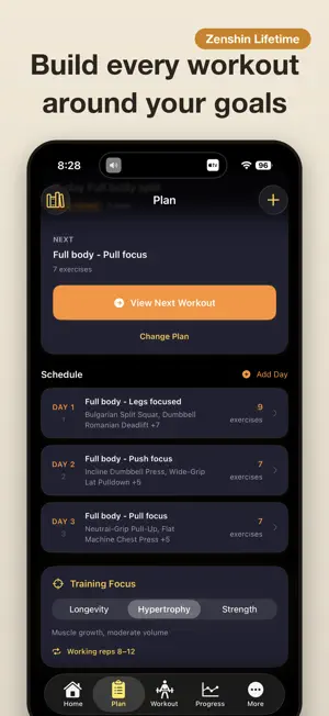 Zenshin – Strength & Recovery screenshot 4
