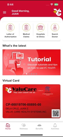 VC Health iPhone screenshot 3