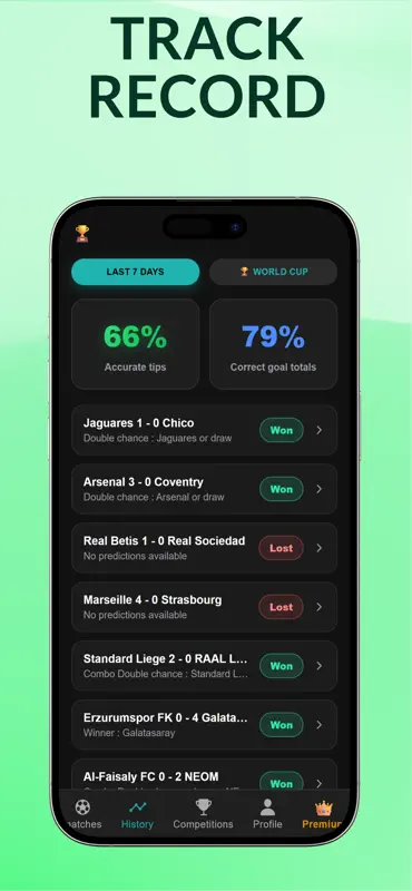 GoalVision: Pronostics Foot IA screenshot 5 of 6