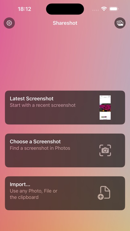 Frame Screenshots: Shareshot