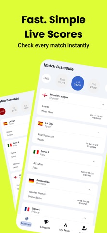 QuickScore: Live Football screenshot