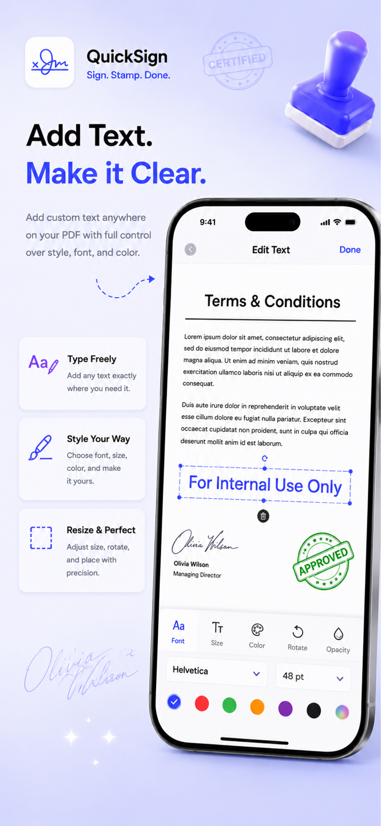 DocSign Hub: Stamp Documents screenshot 3