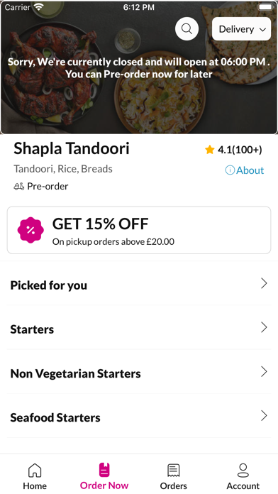 Shapla Tandoori Pinner Screenshot