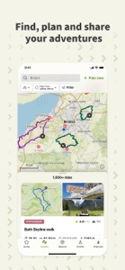 komoot - hike, bike & run screenshot #1 for iPhone