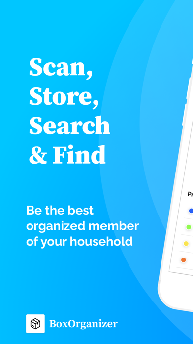 BoxOrganizer - Inventory Screenshot