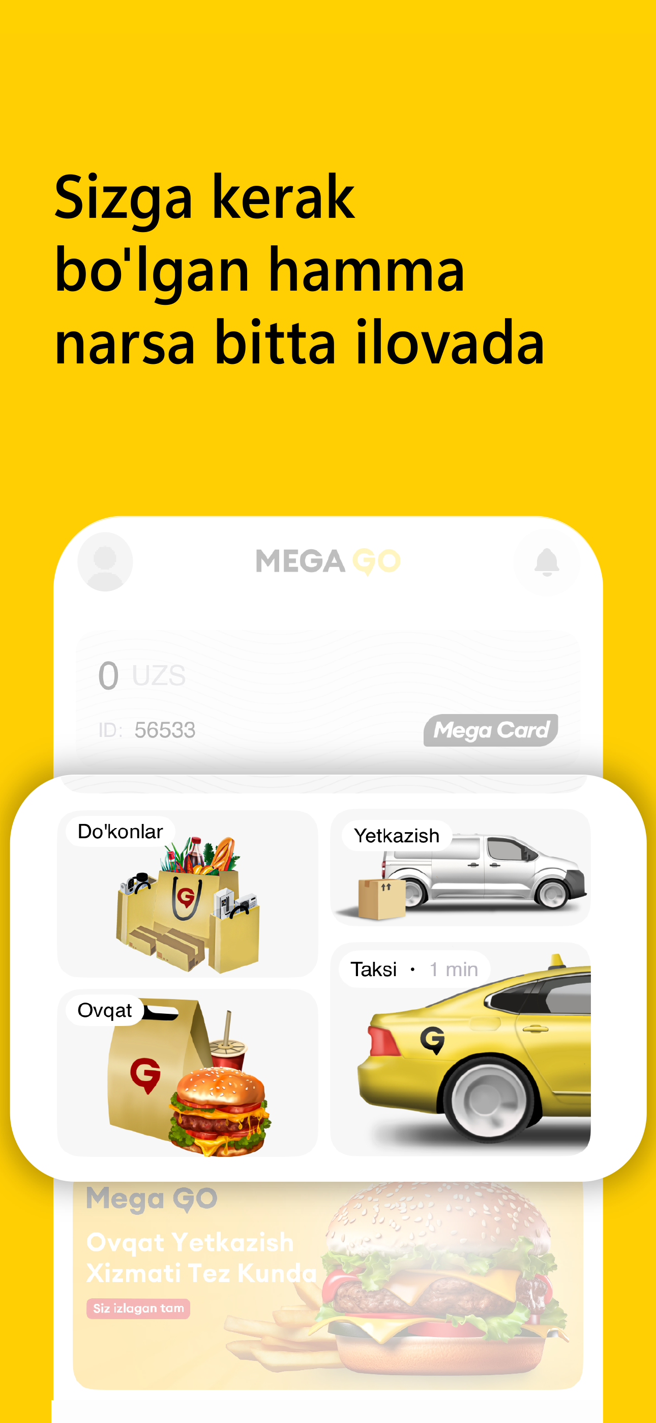 Mega Go - taksi va yetkazish