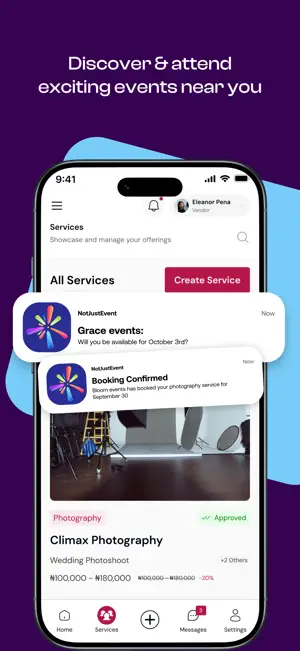 NotJustEvent screenshot 3
