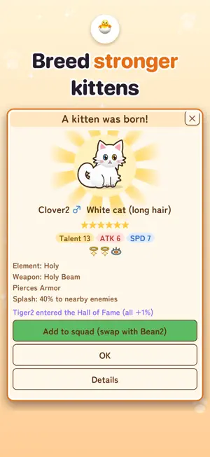 Cat Genetics Lab: Idle Pet RPG screenshot 2