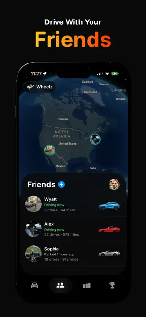 Wheelz - Speed & Drive Tracker iPhone screenshot 2