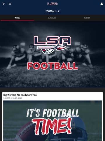 Lee-Scott Academy Warriors iPad screenshot