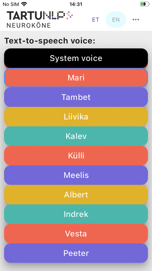 #8. Neurokõne (iOS) 由: University of Tartu