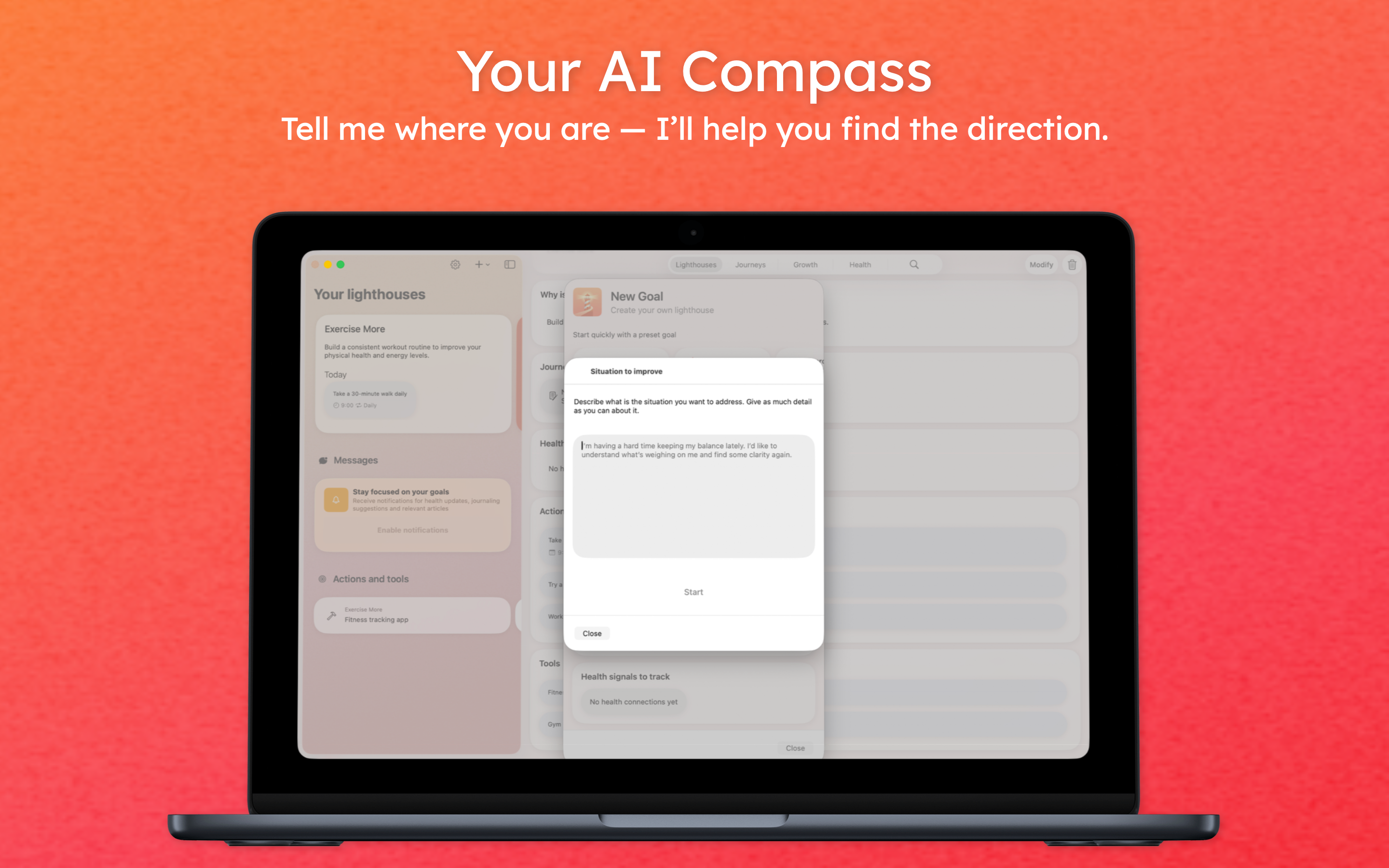 Lighthouse: AI Goal Compass screenshot 18