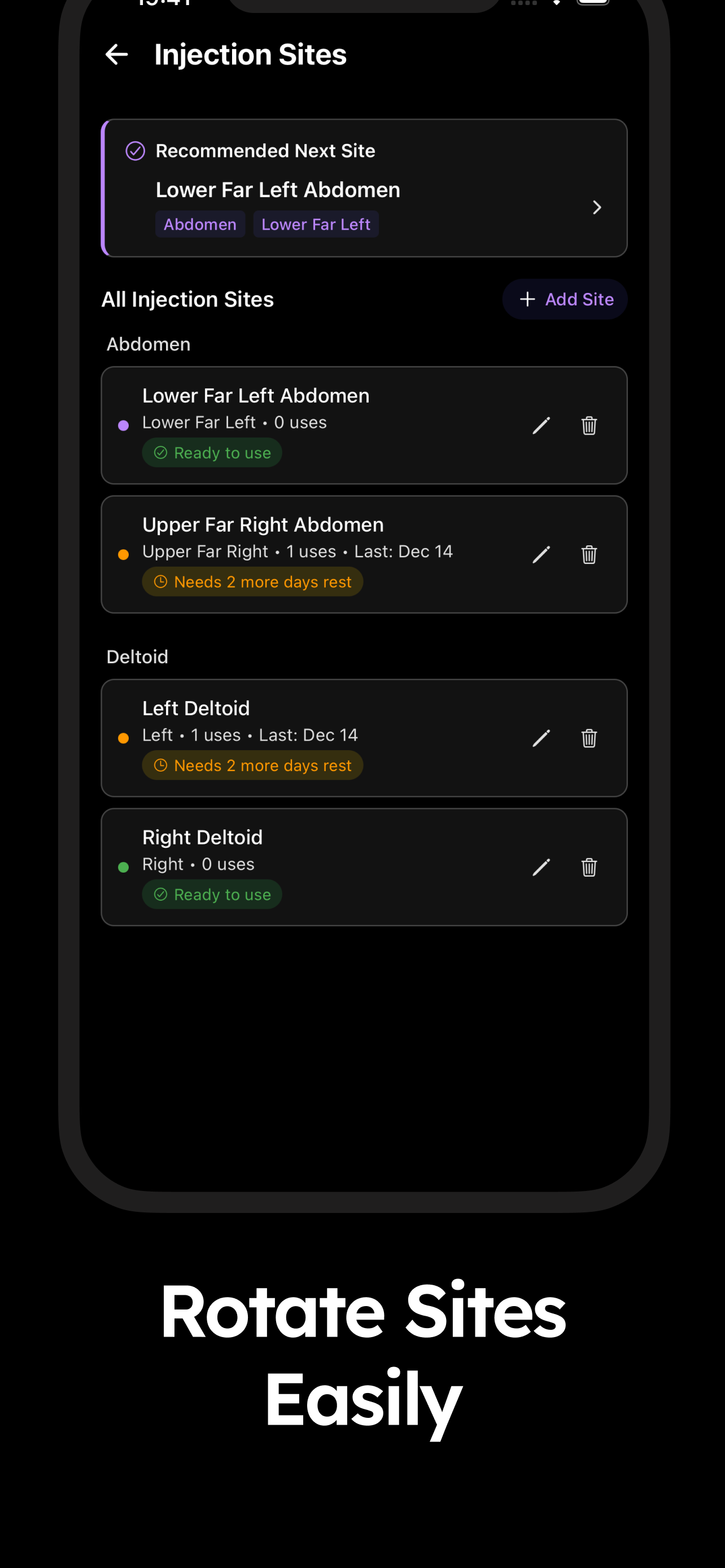 Peptide Tracker & Calculator screenshot 4