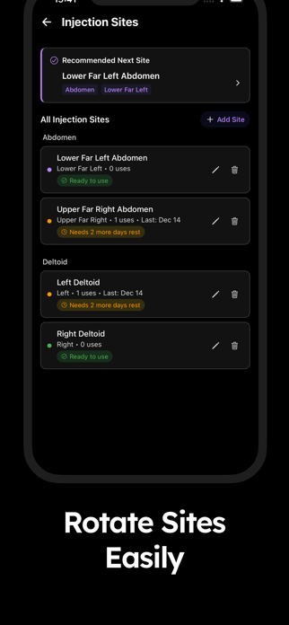 Peptide Tracker & Calculator Screenshot 4 of 6