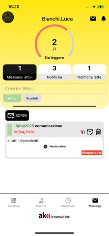 otto.coordinatore screenshot